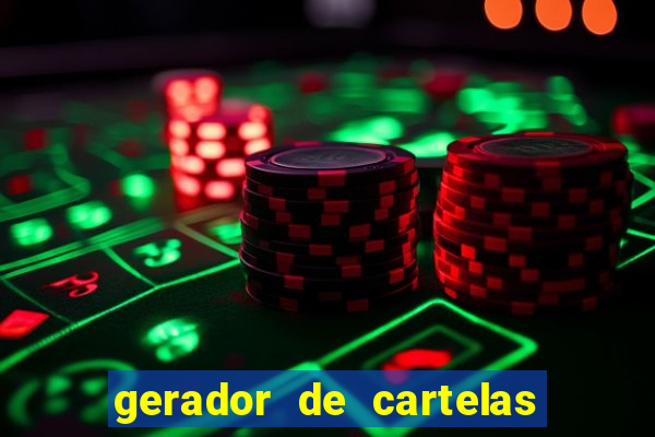 gerador de cartelas de bingo 1 a 99